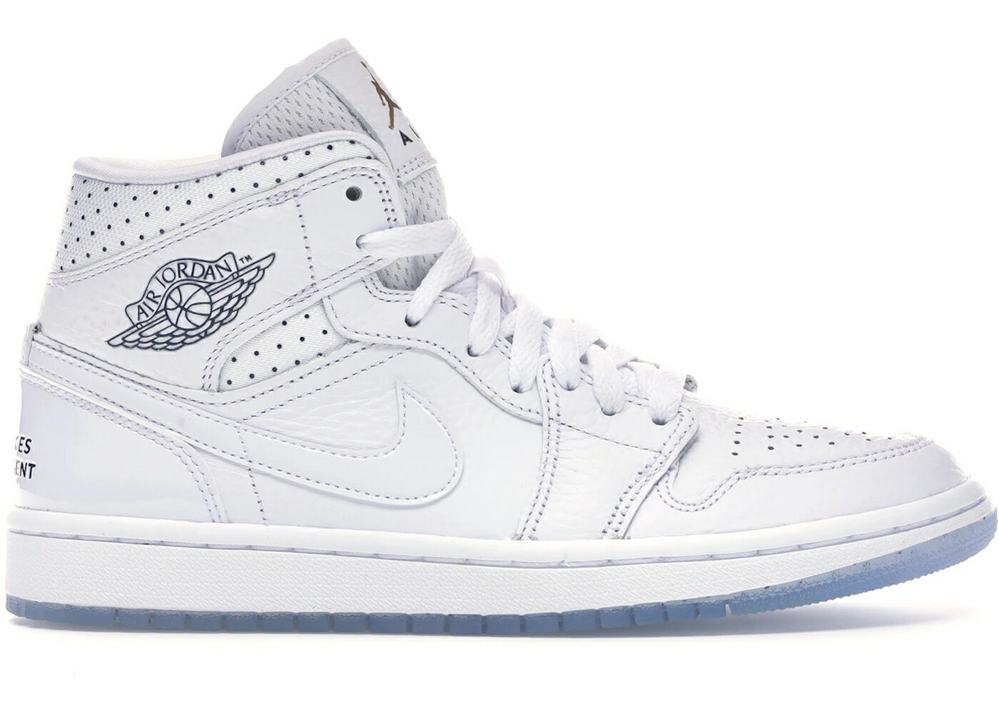 ナイキ ジョーダン ミッド 白色 ホワイト 紺色 ネイビー 赤 レッド WOMEN スニーカー レディース JORDAN 1 MID UNITE TOTALE (WOMEN) / WHITE MIDNIGHT NAVY METALLIC RED