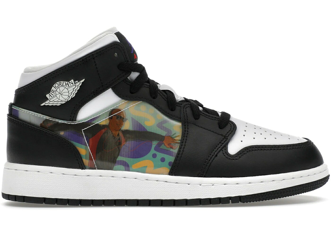 ナイキ ジョーダン ミッド 黒いこと 黒いこと 赤 赤いこと 御坊っちゃん キッズ JORDAN 1 MID HOLOGRAM (GS) / BLACK NEW EMERALD UNIVERSITY RED もの言う花 マタニティ スニーカー