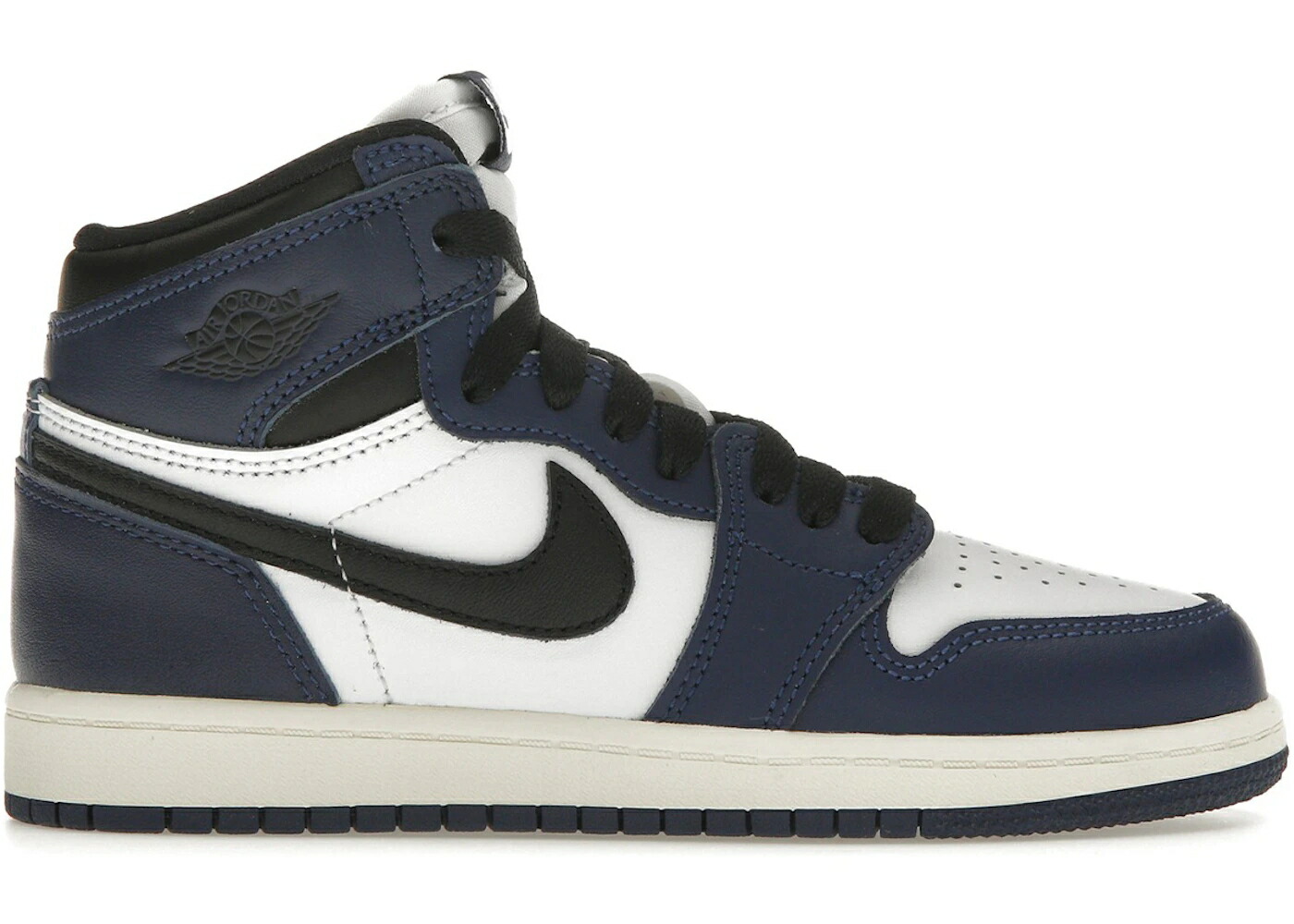 ナイキ ジョーダン ハイ 紺色 ネイビー 黒色 ブラック 白色 ホワイト ジュニア キッズ JORDAN 1 RETRO HIGH OG MIDNIGHT NAVY (PS) / MIDNIGHT NAVY BLACK WHITE SAIL ベビー マタニティ スニーカー 26,775円