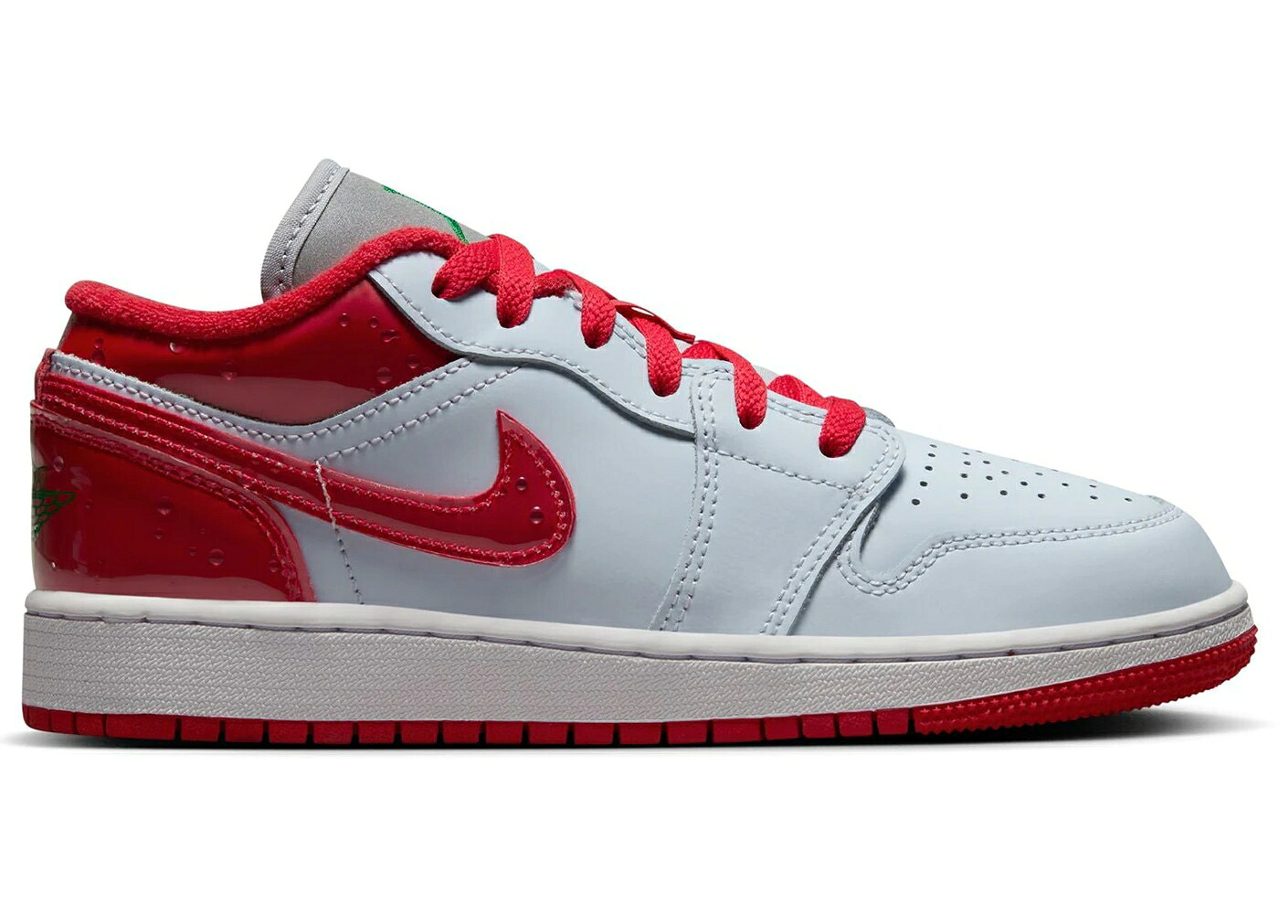 ナイキ ジョーダン ゲータレード 赤 レッド 灰色 グレー 緑 グリーン 白色 ホワイト ジュニア キッズ JORDAN 1 LOW SE GATORADE PACK RED (GS) / FOOTBALL GREY PINE GREEN WHITE ベビー マタニティ スニーカ|スニケス