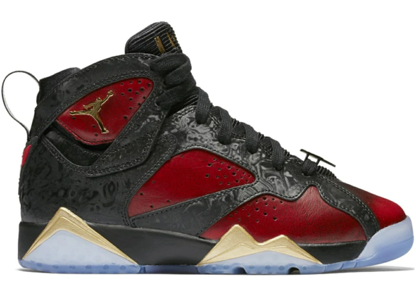 ナイキ ジョーダン 黒いこと 黒いこと 赤 赤いこと お坊っちゃん キッズ JORDAN 7 RETRO DOERNBECHER (GS) / BLACK UNIVERSITY RED もの言う花 マタニティ スニーカー