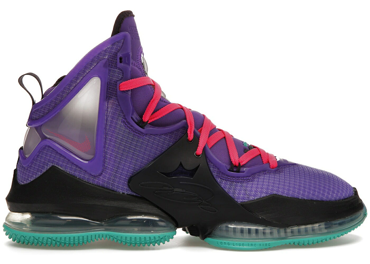 ナイキ レブロン ワイルド ピンク スニーカー メンズ NIKE LEBRON 19 DJ BRON / WILD BERRY HYPER PINK CAVE