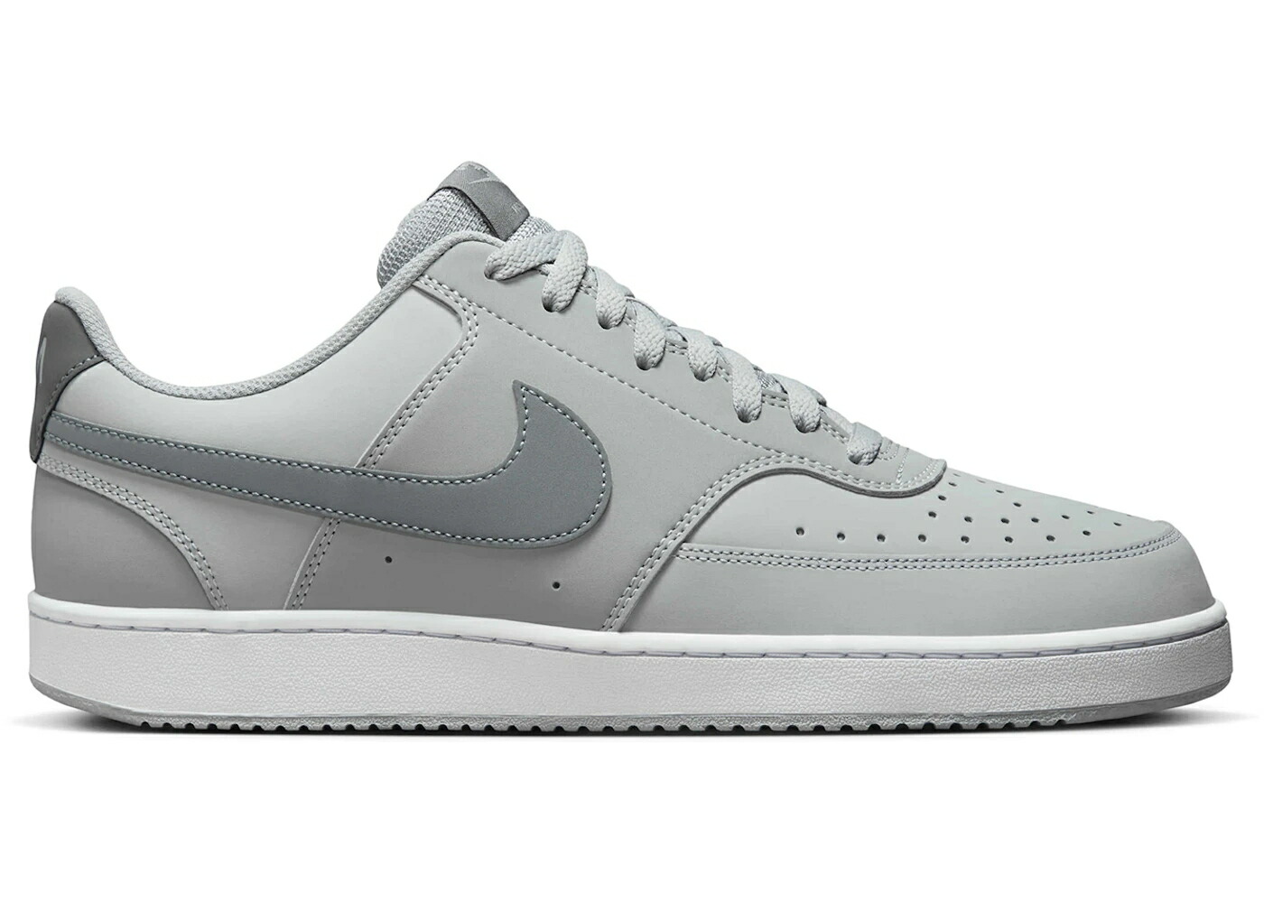 ナイキ コート 灰色 グレー 白色 ホワイト スニーカー メンズ NIKE COURT VISION LOW LIGHT SMOKE GREY WHITE / LIGHT SMOKE GREY WHITE SMOKE