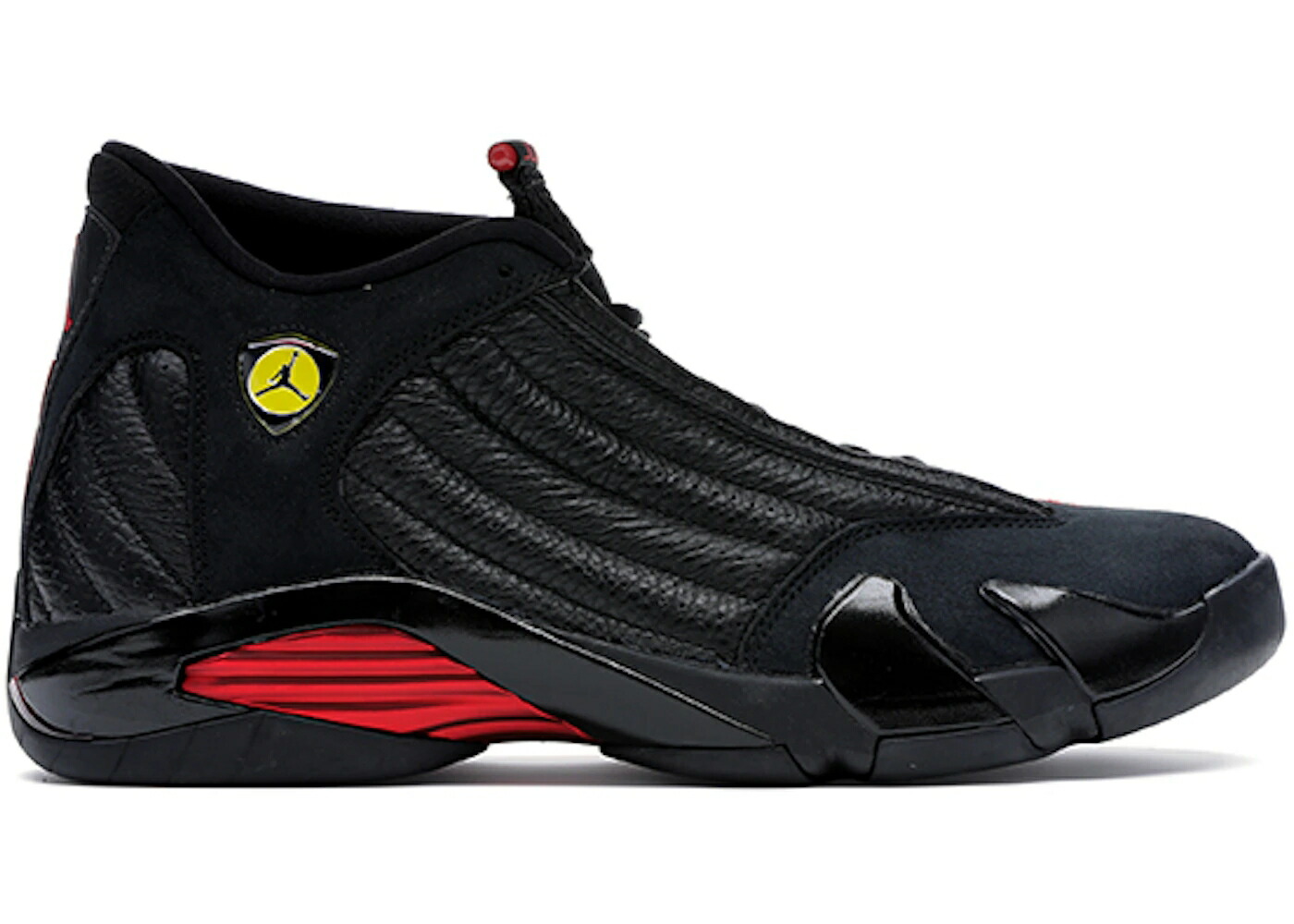 ナイキ ジョーダン 黒色 ブラック 赤 レッド スニーカー メンズ JORDAN 14 RETRO LAST SHOT (2018) / BLACK VARSITY RED BLACK
