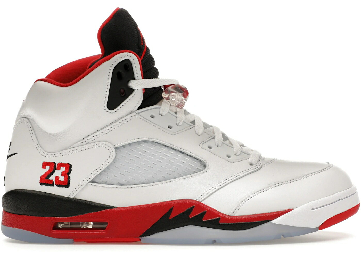 ナイキ ジョーダン 火の手 赤 赤いこと 黒いこと 黒いこと 白いこと 白いこと スニーカー メンズ JORDAN 5 RETRO FIRE RED BLACK TONGUE (2025) / WHITE FIRE RED BLACK