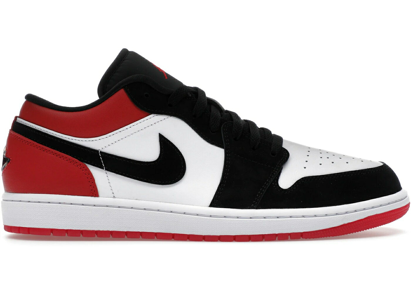 ナイキ ジョーダン 黒色 ブラック 白色 ホワイト 赤 レッド スニーカー メンズ JORDAN 1 LOW SE BLACK TOE (2025) / WHITE BLACK GYM RED
