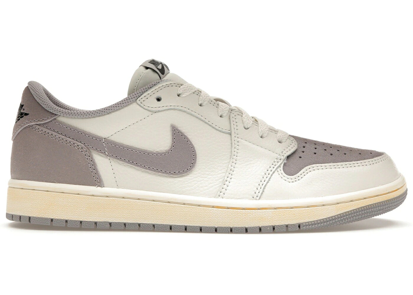 ナイキ ジョーダン 薄墨色 薄墨色 黒いこと 黒いこと スニーカー メンズ JORDAN 1 RETRO LOW OG ATMOSPHERE GREY / SAIL BLACK ATMOSPHERE GREY