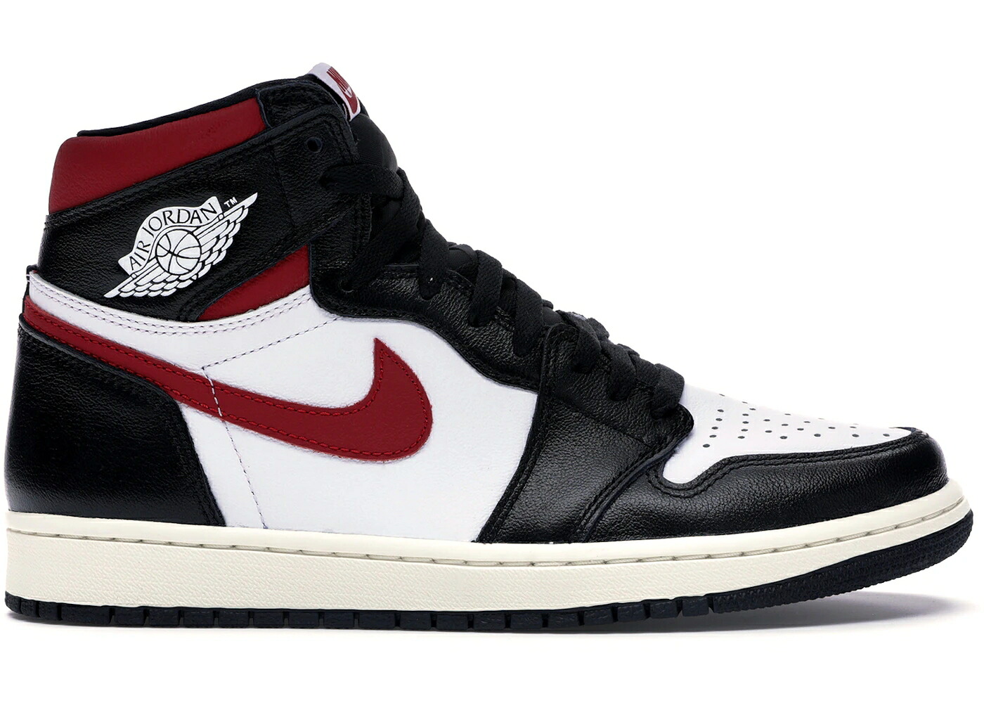 ナイキ ジョーダン ハイ 黒色 ブラック 赤 レッド 白色 ホワイト スニーカー メンズ JORDAN 1 RETRO HIGH BLACK GYM RED / BLACK GYM RED WHITE SAIL