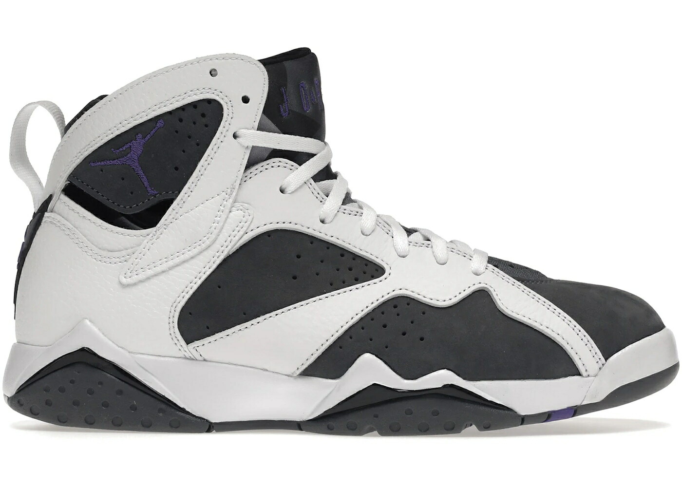 ナイキ ジョーダン 白色 ホワイト 灰色 グレー 黒色 ブラック スニーカー メンズ JORDAN 7 RETRO FLINT (2021) / WHITE FLINT GREY BLACK VARSITY
