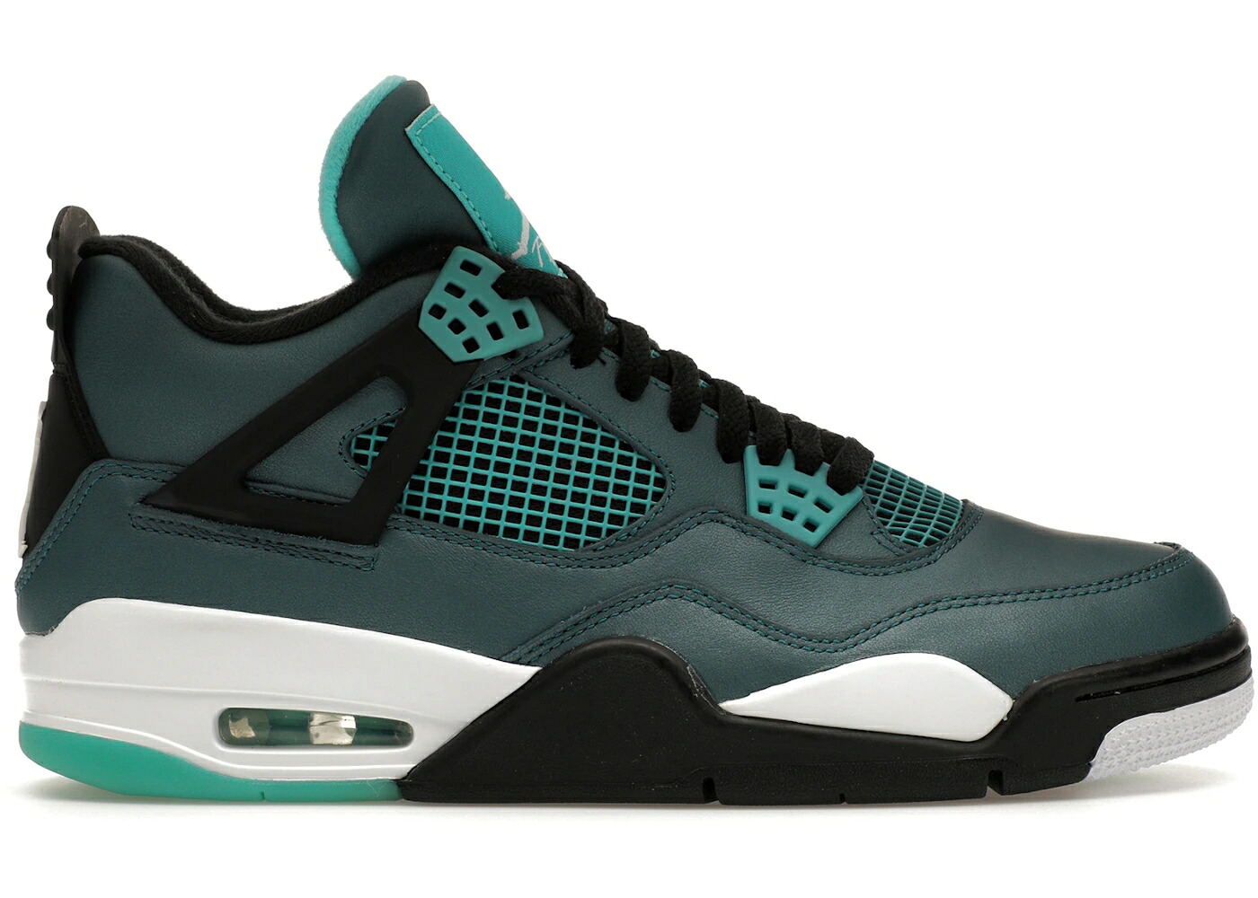 ナイキ ジョーダン 白いこと 白いこと 黒いこと 黒いこと スニーカー メンズ JORDAN 4 RETRO TEAL / TEAL WHITE BLACK RETRO スニーカー-メンズ靴