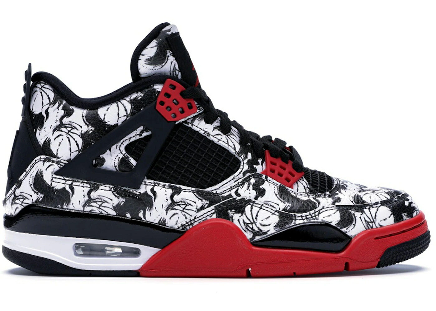 ナイキ ジョーダン 黒色 ブラック ファイア 赤 レッド 白色 ホワイト スニーカー メンズ JORDAN 4 RETRO TATTOO (2018) / BLACK FIRE RED BLACK WHITE