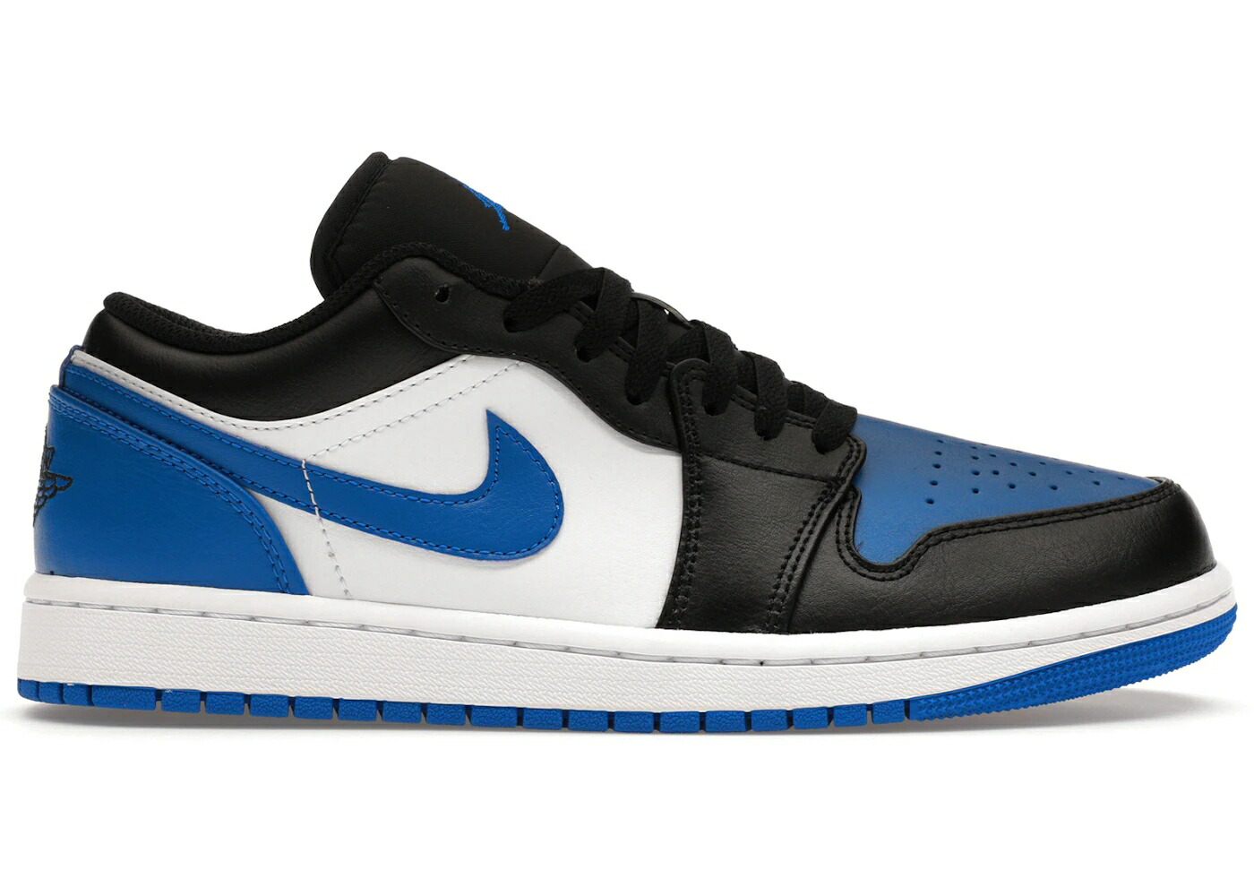 ナイキ ジョーダン 白色 ホワイト 黒色 ブラック 青色 ブルー スニーカー メンズ JORDAN 1 LOW ALTERNATE ROYAL TOE / WHITE BLACK WHITE ROYAL BLUE
