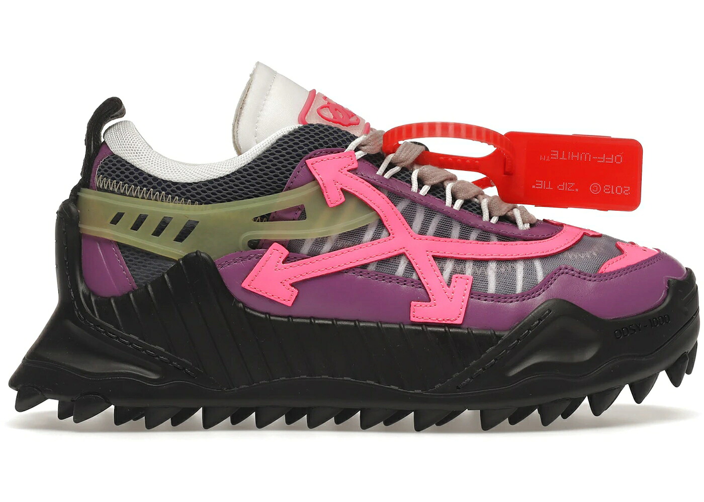 象牙色 紫 相撲取り草 黒いこと 黒いこと パープル WOMEN\u0027S スニーカー レディース OFF-WHITE ODSY-1000 VIOLET FUCHSIA (WOMEN\u0027S) SS20 / BLACK PURPLE