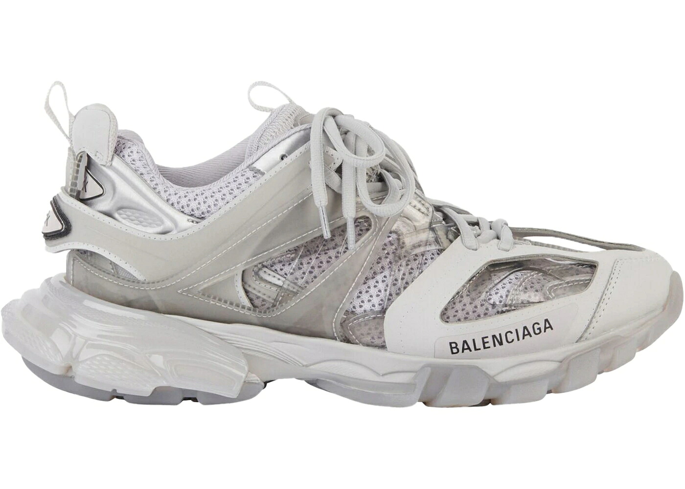 バレンシアガ 貨物自動車 薄墨色 薄墨色 WOMEN\u0027S スニーカー レディース BALENCIAGA TRACK CLEAR SOLE GREY (WOMEN\u0027S) /