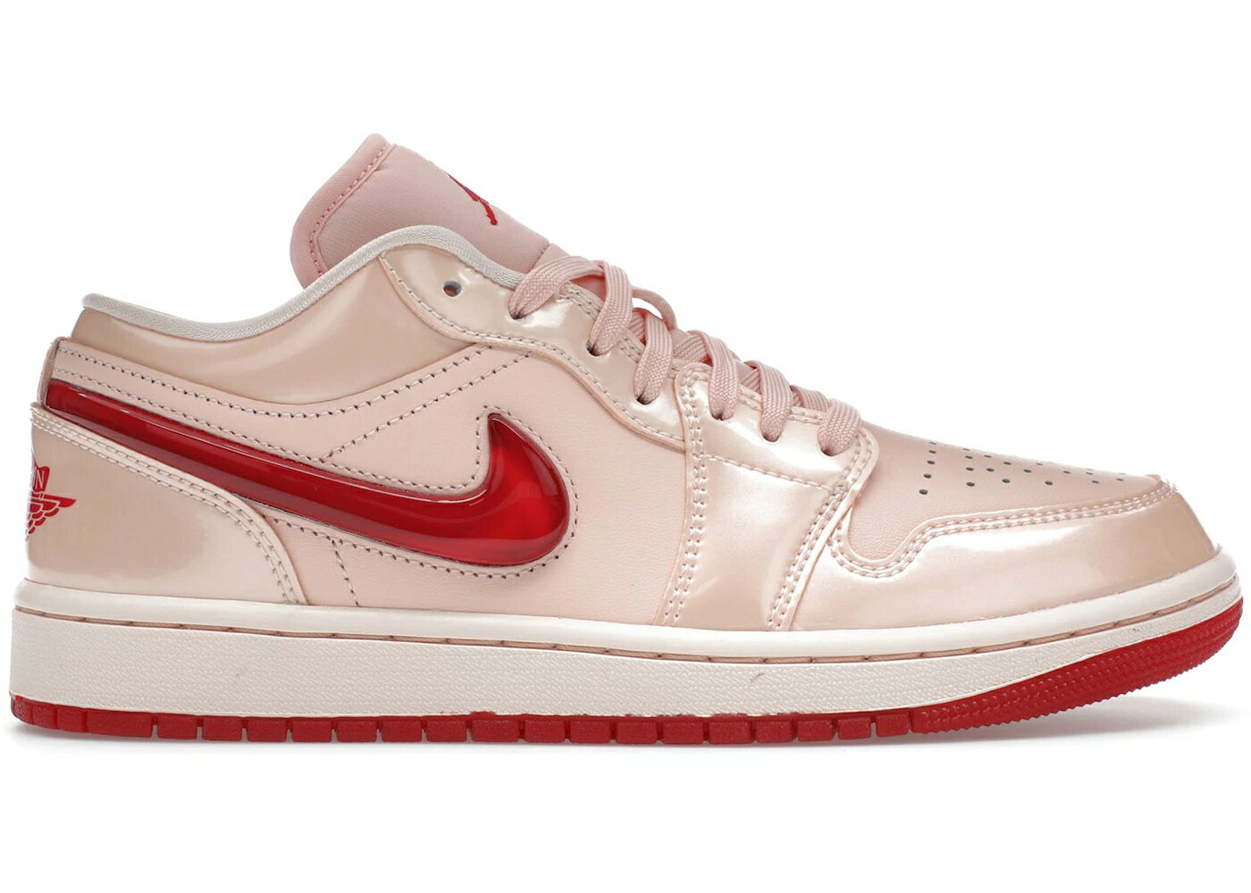 ナイキ ジョーダン パテント 赤 レッド VALENTINE'S WOMEN'S スニーカー レディース JORDAN 1 LOW PATENT DAY (WOMEN'S) / WASHED CORAL GYM RED WASHED