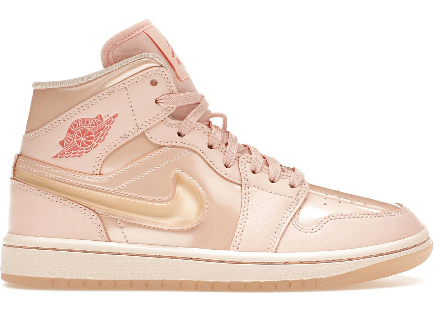 ナイキ ジョーダン ミッド パテント ピンク VALENTINE'S WOMEN'S スニーカー レディース JORDAN 1 MID PATENT DAY (WOMEN'S) / PINK SAIL