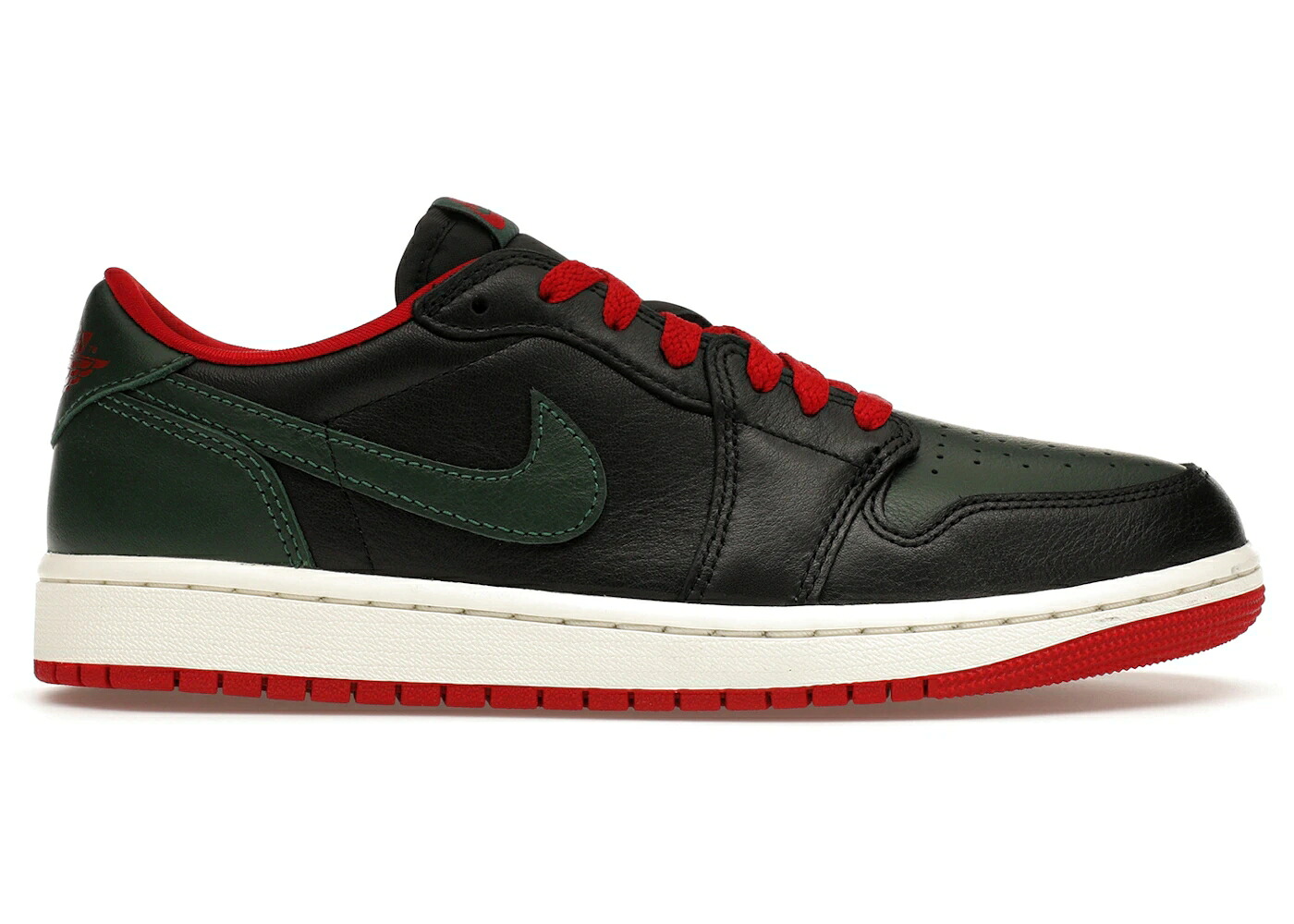 ナイキ ジョーダン 緑 緑であること 赤 赤いこと 黒いこと 黒いこと WOMEN\u0027S スニーカー レディース JORDAN 1 RETRO LOW OG GORGE GREEN VARSITY RED (WOMEN\u0027S) / BLACK GORGE GREEN VARSITY RED