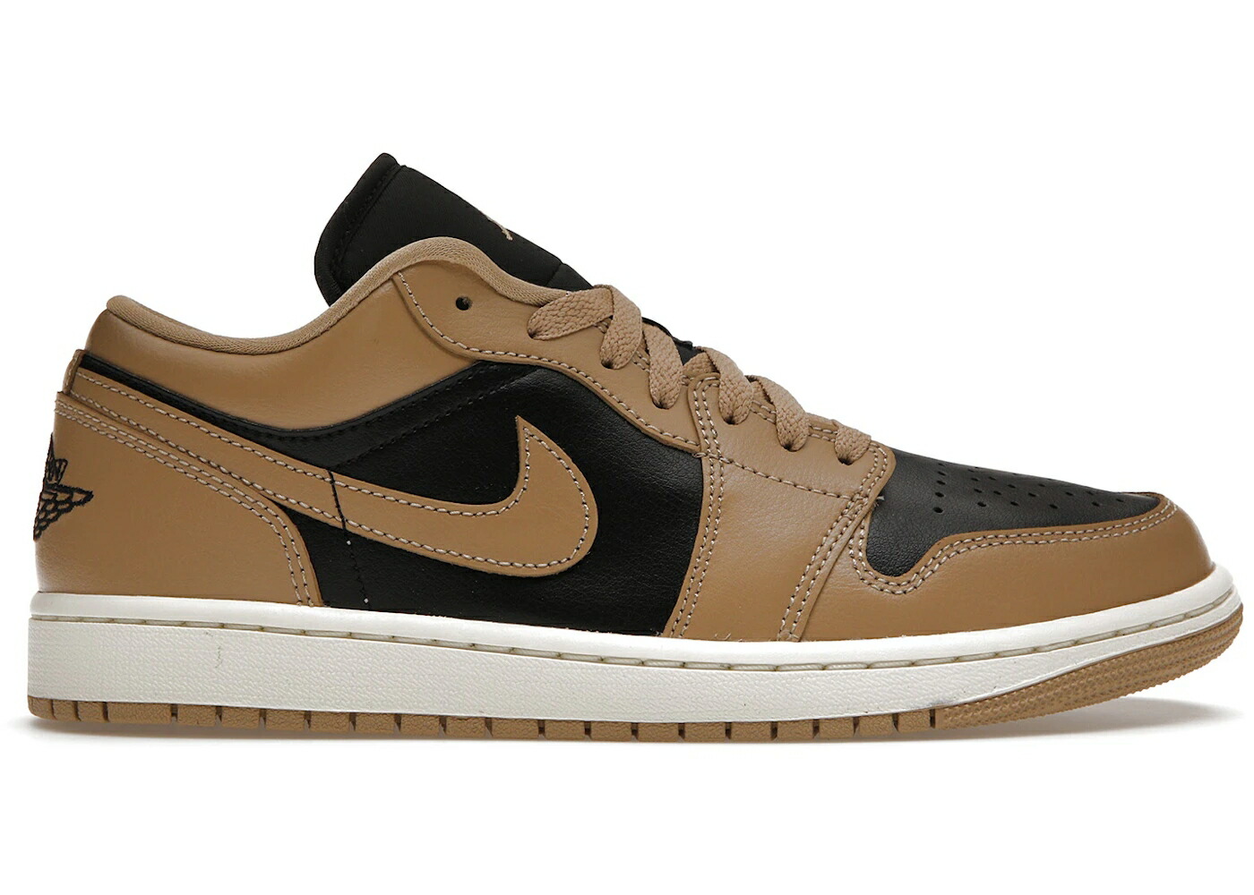ナイキ ジョーダン 黒色 ブラック WOMEN スニーカー レディース JORDAN 1 LOW DESERT (WOMEN) / DESERT BLACK SAIL