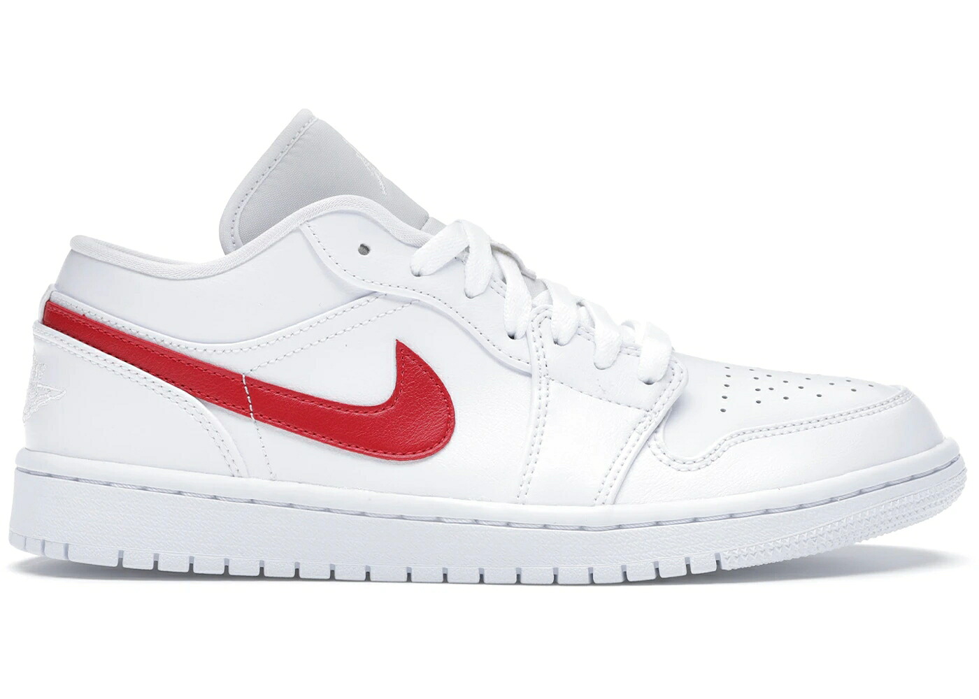 ナイキ ジョーダン 白いこと 白いこと 赤 赤いこと WOMEN\u0027S スニーカー レディース JORDAN 1 LOW WHITE UNIVERSITY RED (WOMEN\u0027S) / WHITE UNIVERSITY RED WHITE
