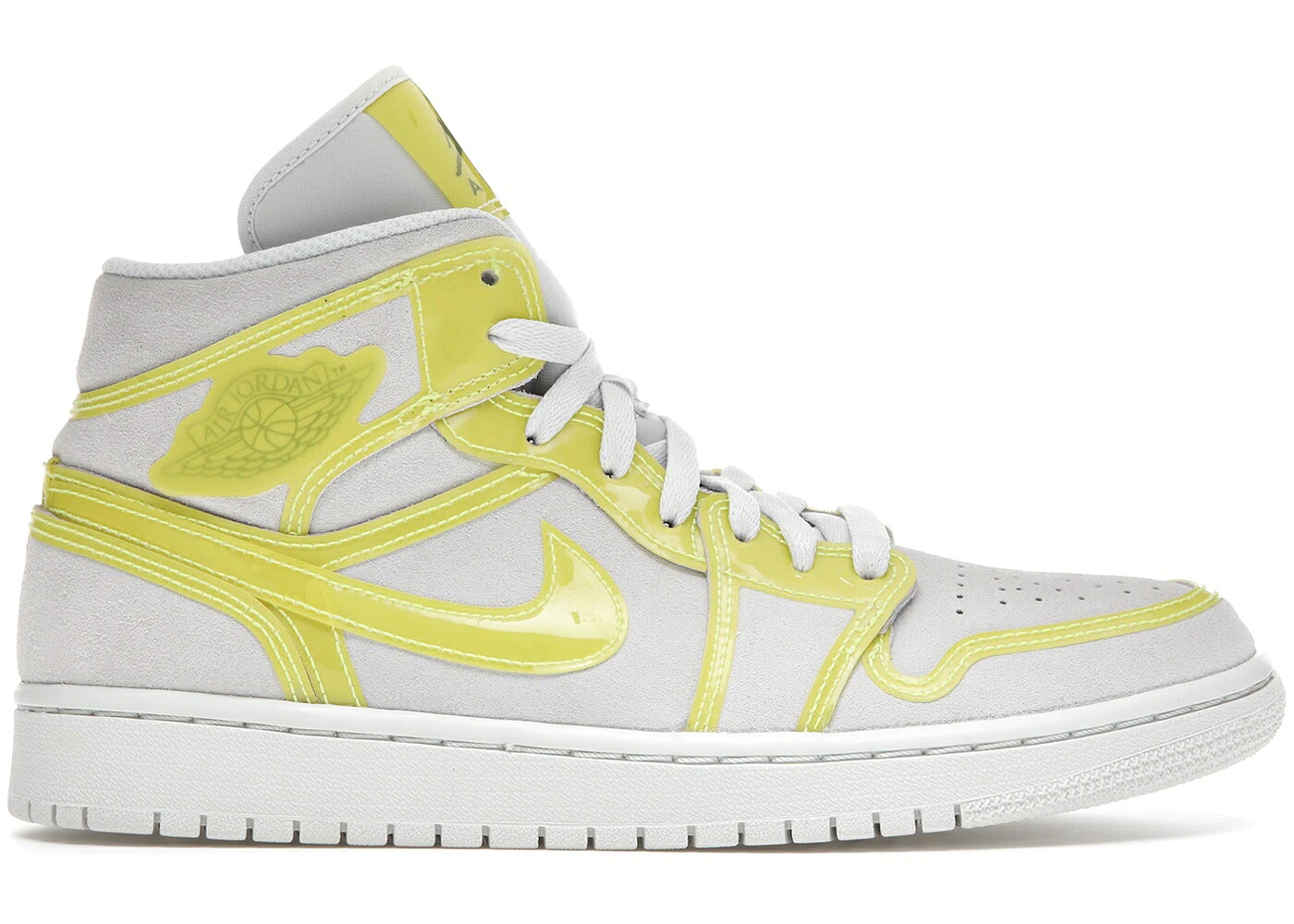 ナイキ ジョーダン ミッド 黄味がかった 黄色 白いこと 白いこと WOMEN\u0027S スニーカー レディース JORDAN 1 MID OPTI YELLOW (WOMEN\u0027S) / OFF WHITE OPTI YELLOW WHITE