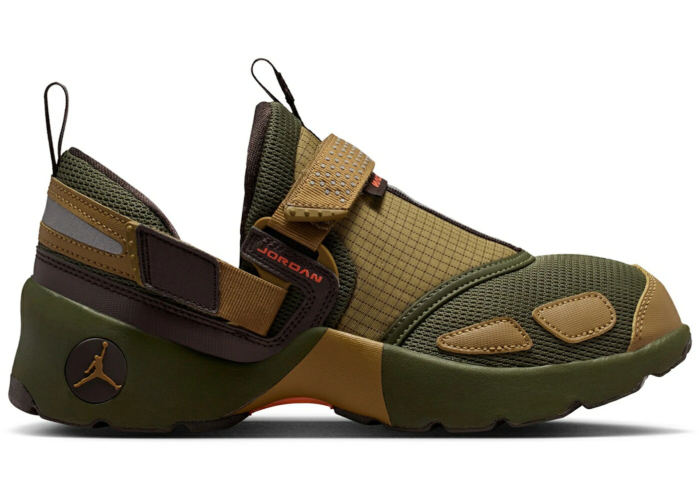 ナイキ ジョーダン 赤銅色 赤銅色 積貨委託貨物 カーキ WOMEN\u0027S スニーカー レディース JORDAN TRUNNER LX BROWN KELP (WOMEN\u0027S) / BROWN KELP CARGO KHAKI VELVET