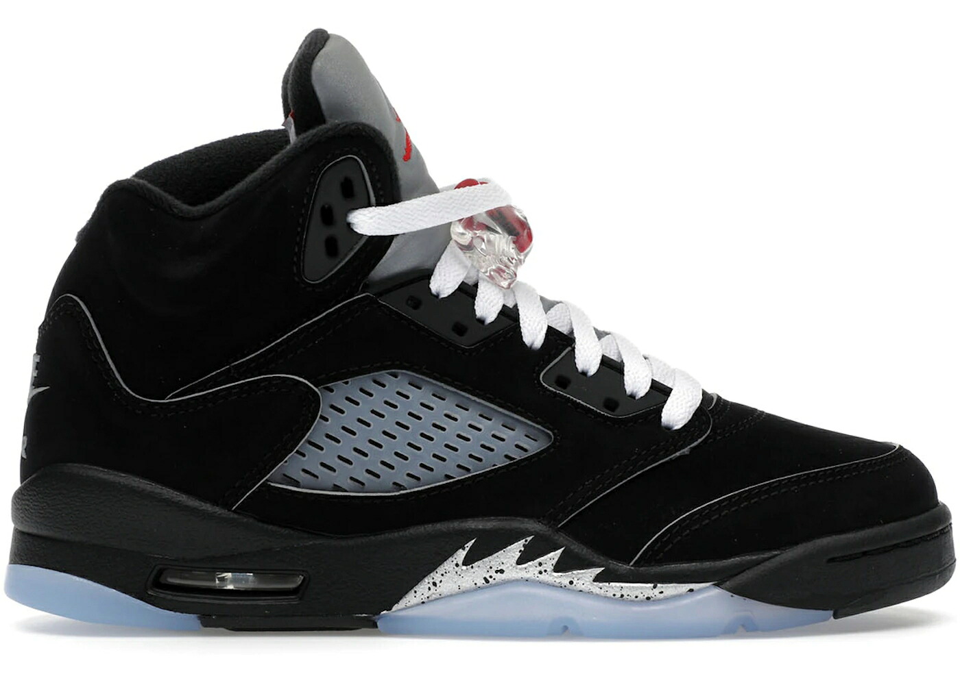 ナイキ ジョーダン 黒色 ブラック 白色 ホワイト 銀色 シルバー ファイア ジュニア キッズ JORDAN 5 RETRO OG BLACK METALLIC REIMAGINED (GS) / BLACK WHITE METALLIC SILVER FIRE ベビー マタニティ スニーカー|スニケス