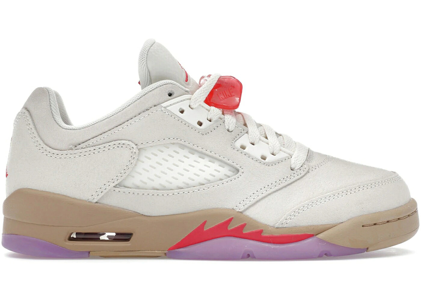 ナイキ ジョーダン 象牙色 核融合反応 赤 赤いこと \u0026 御坊っちゃん キッズ JORDAN 5 RETRO LOW PEANUT BUTTER JELLY (GS) / PALE IVORY FUSION RED DESERT もの言う花 マタニティ スニーカー