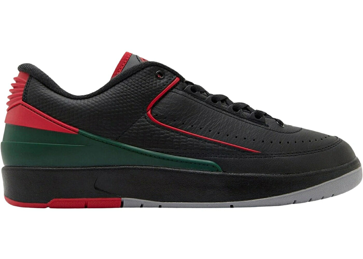 ナイキ ジョーダン クリスマス 黒色 ブラック ファイア 赤 レッド 灰色 シメント グレー ジュニア キッズ JORDAN 2 RETRO LOW CHRISTMAS (GS) / BLACK FIRE RED CEMENT GREY ベビー マタニティ スニーカー