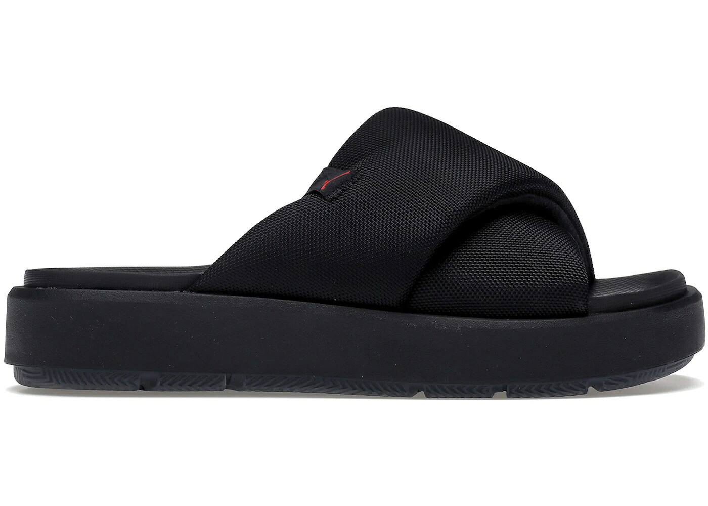 ナイキ ジョーダン サンダル 黒色 ブラック 赤 レッド ファイア WOMEN'S スニーカー レディース JORDAN SOPHIA SLIDE BLACK RED (WOMEN'S) / BLACK BLACK FIRE RED｜スニケス