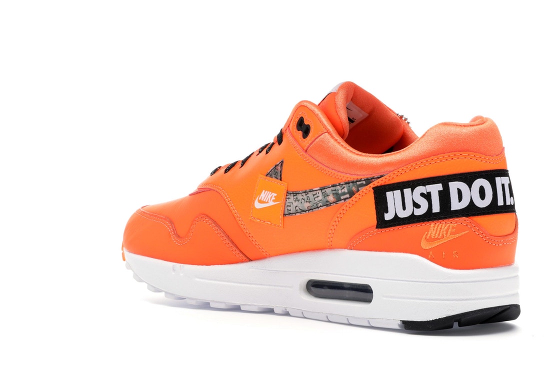 人気top1 価格は安く ナイキ Nike エアー Total マックス 橙 オレンジ スニーカー ナイキ Air Orange Max 1 Just Do It W Total Whiteblack 送料無料