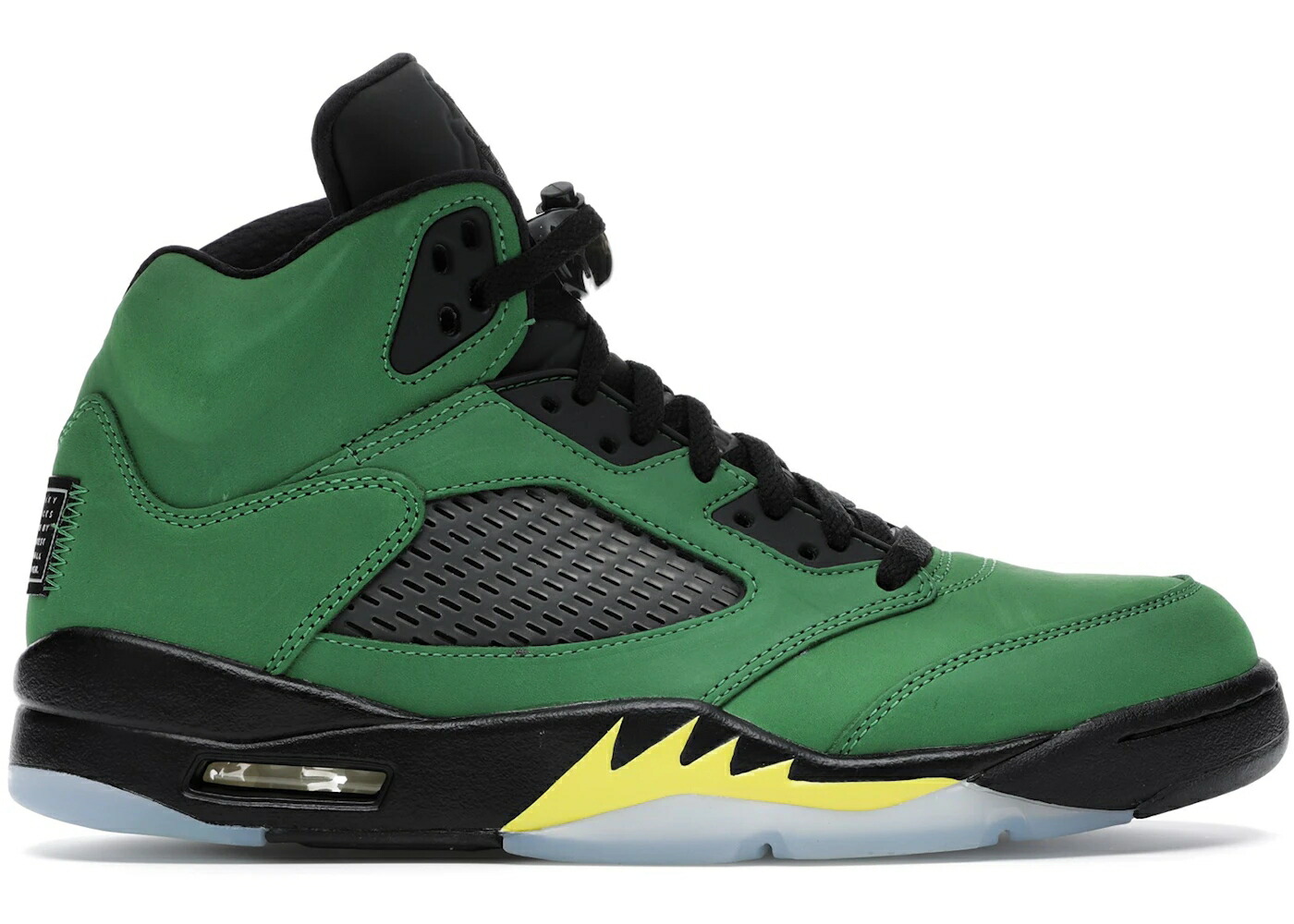 ナイキ ジョーダン オレゴン 緑 グリーン 黒色 ブラック 黄色 イエロー ストライク スニーカー メンズ JORDAN 5 RETRO SE OREGON / APPLE GREEN BLACK YELLOW STRIKE