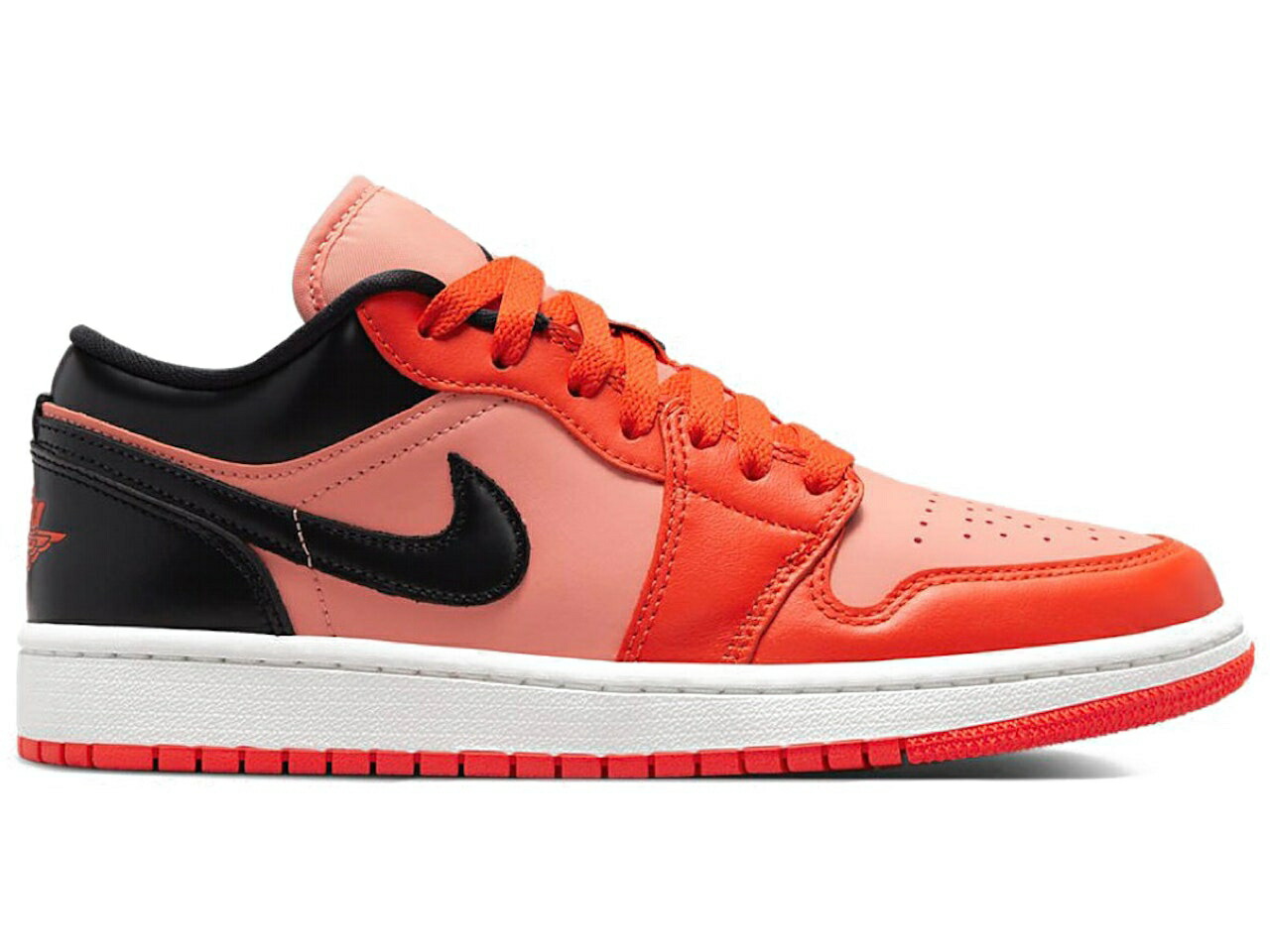 ナイキ ジョーダン Jordan 橙 オレンジ 黒色 ブラック レディース スニーカー Orange 1 Low Black Womens スニケス