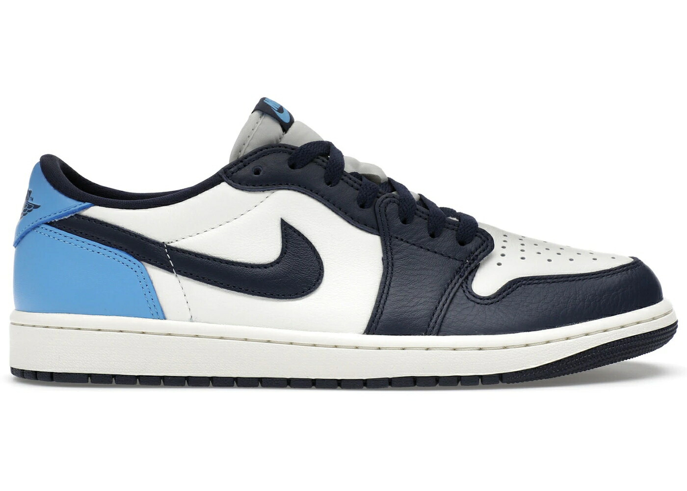 ナイキ ジョーダン 青味 青み スニーカー メンズ JORDAN 1 LOW OG OBSIDIAN UNC / OBSIDIAN UNIVERSITY BLUE SAIL