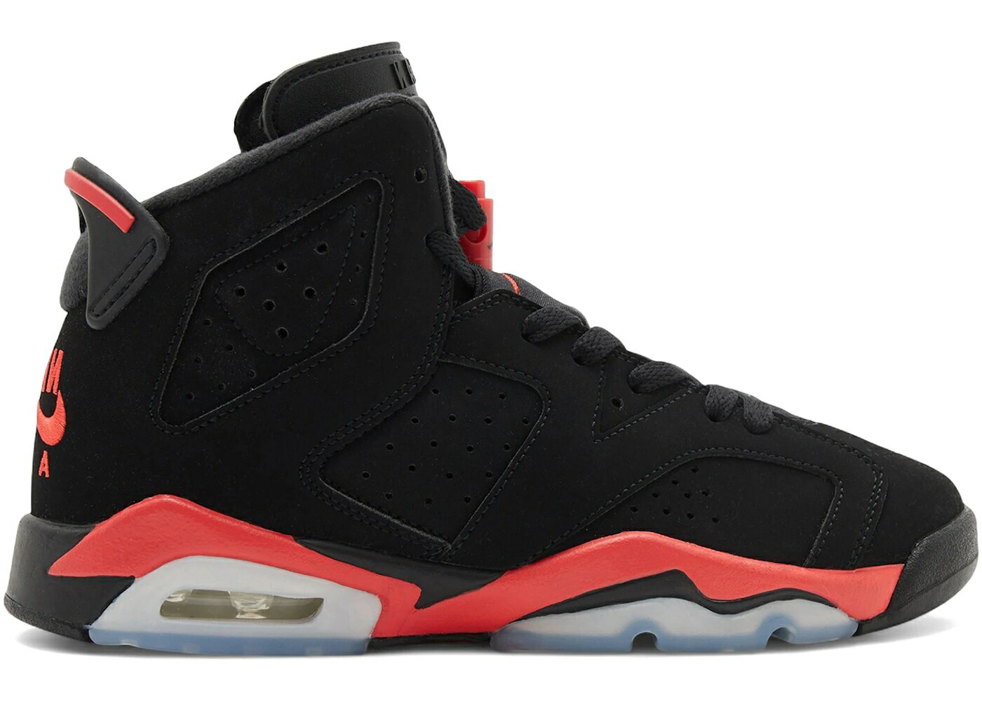 ナイキ ジョーダン 意趣晴らし 黒いこと 黒いこと スニーカー メンズ JORDAN 6 RETRO REVERSE INFRARED / BLACK INFRARED スニーカー-メンズ靴