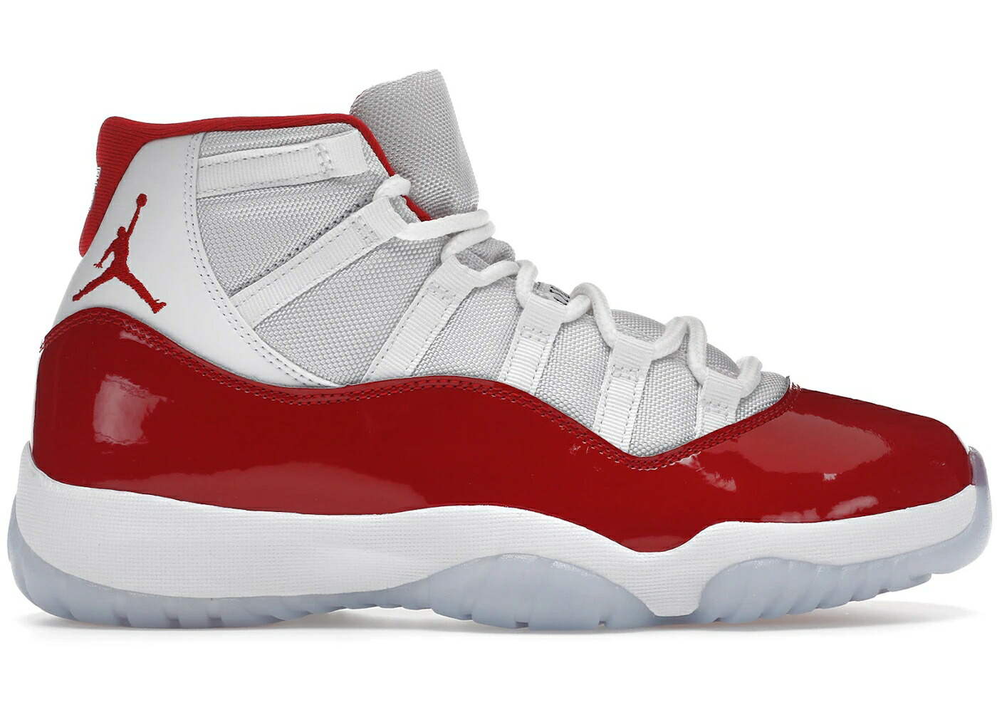 ナイキ ジョーダン 白色 ホワイト 赤 レッド 黒色 ブラック スニーカー メンズ JORDAN 11 RETRO CHERRY (2022) / WHITE VARSITY RED BLACK