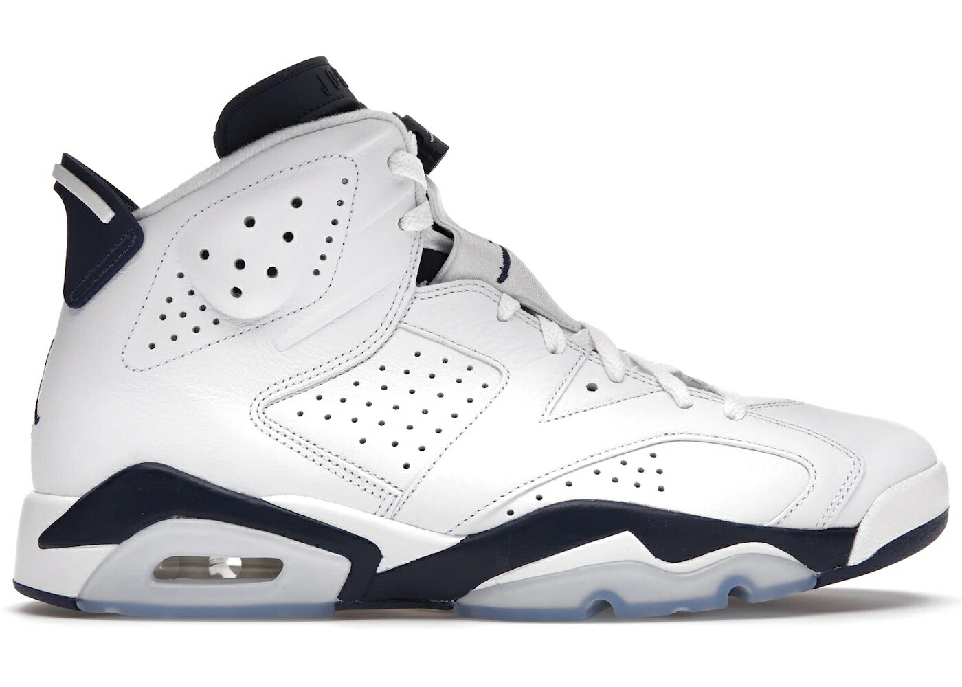 ナイキ ジョーダン 紺色 ネイビー 白色 ホワイト スニーカー メンズ JORDAN 6 RETRO MIDNIGHT NAVY (2022) / WHITE MIDNIGHT NAVY