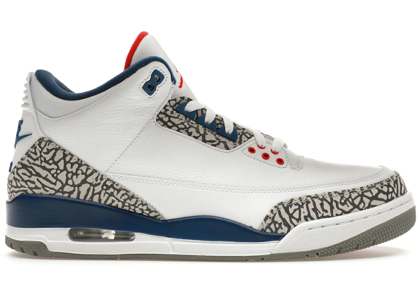 ナイキ ジョーダン 青味 青味 白いこと 白いこと 赤 赤いこと スニーカー メンズ JORDAN 3 RETRO TRUE BLUE (2016) / WHITE TRUE BLUE VARSITY RED