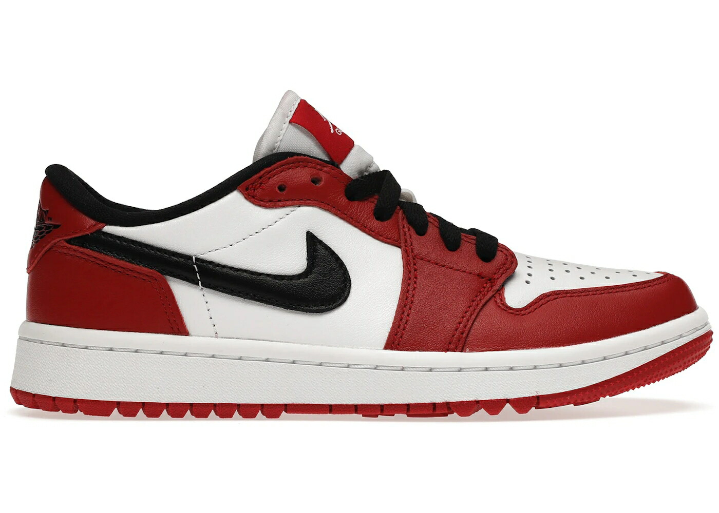 ナイキ ジョーダン ゴルフ シカゴ 赤 レッド 黒色 ブラック 白色 ホワイト スニーカー メンズ JORDAN 1 RETRO LOW GOLF CHICAGO / VARSITY RED BLACK WHITE