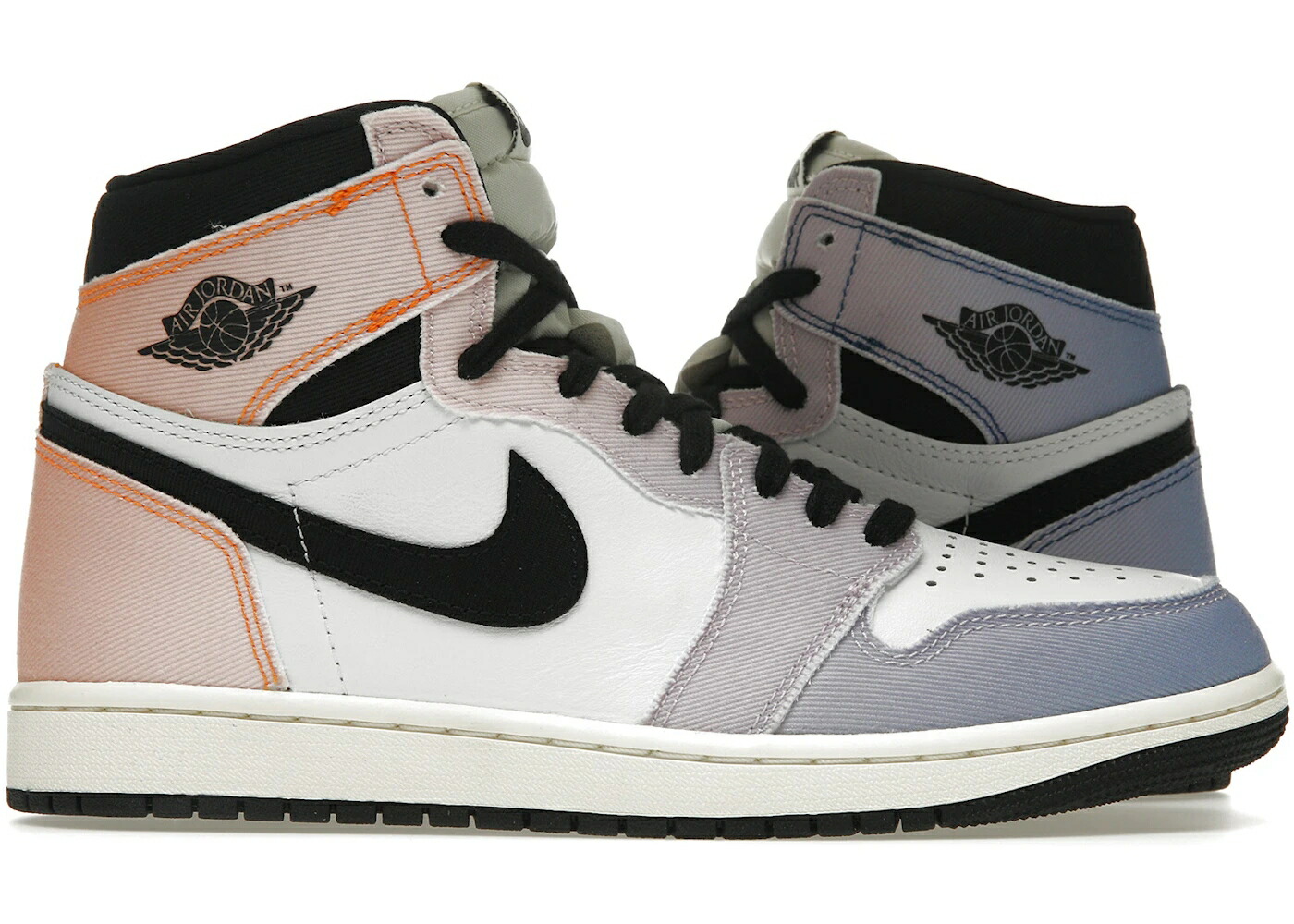 ナイキ ジョーダン ご機嫌 橙 オレンジ色 黒いこと 黒いこと スニーカー メンズ JORDAN 1 RETRO HIGH OG SKYLINE / VIVID ORANGE BLACK ICED LILAC
