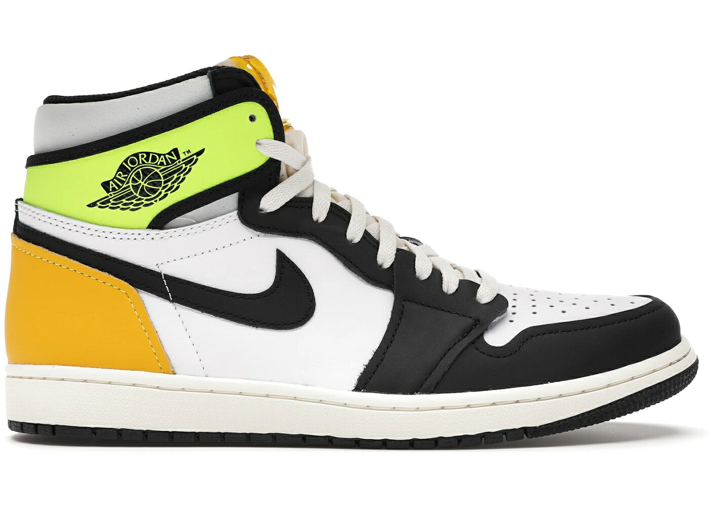 ナイキ ジョーダン 御機嫌 白いこと 白いこと 黒いこと 黒いこと ゴールド スニーカー メンズ JORDAN 1 RETRO HIGH WHITE BLACK VOLT UNIVERSITY GOLD / WHITE BLACK VOLT UNIVERSITY GOLD