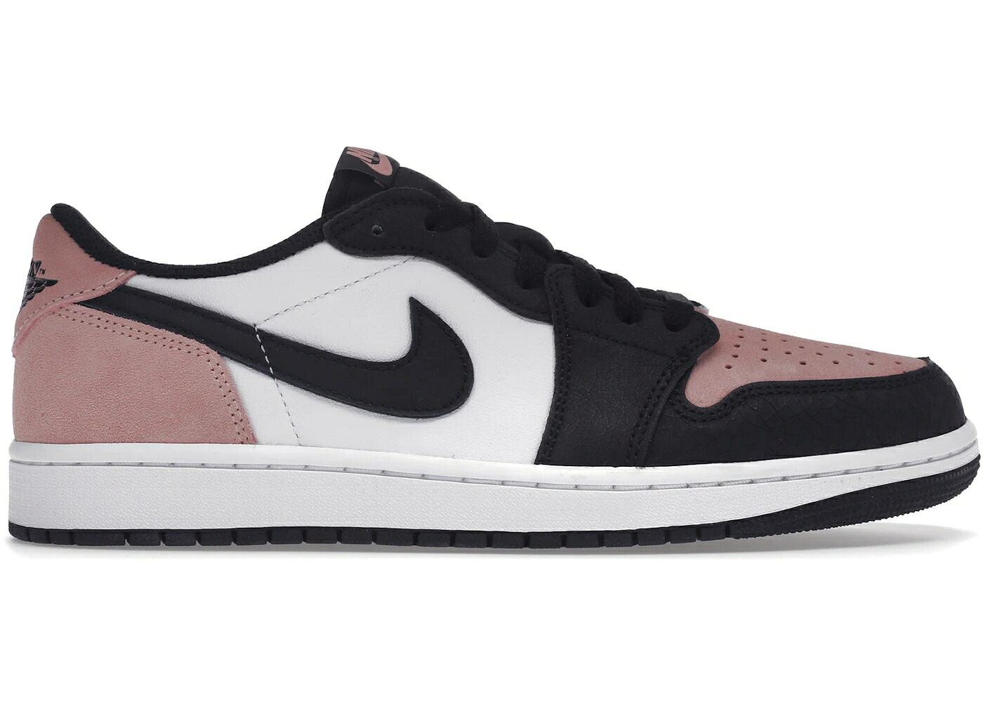 ナイキ ジョーダン 黒色 ブラック 白色 ホワイト 灰色 グレー スニーカー メンズ JORDAN 1 LOW OG BLEACHED CORAL / BLACK BLEACHED CORAL WHITE GREY