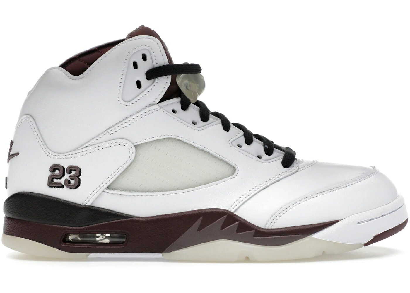 ナイキ ジョーダン 黒色 ブラック 白色 ホワイト 紫 バイオレット ワイン色 バーガンディー スニーカー メンズ JORDAN 5 RETRO A MA MANI RE BLACK COLLECTIVE / WHITE VIOLET ORE BURGUNDY CRUSH