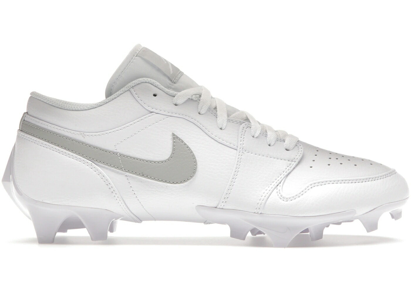 ナイキ ジョーダン 白色 ホワイト 灰色 グレー スニーカー メンズ JORDAN 1 LOW TD CLEAT WHITE GREY FOG / WHITE GREY FOG WHITE