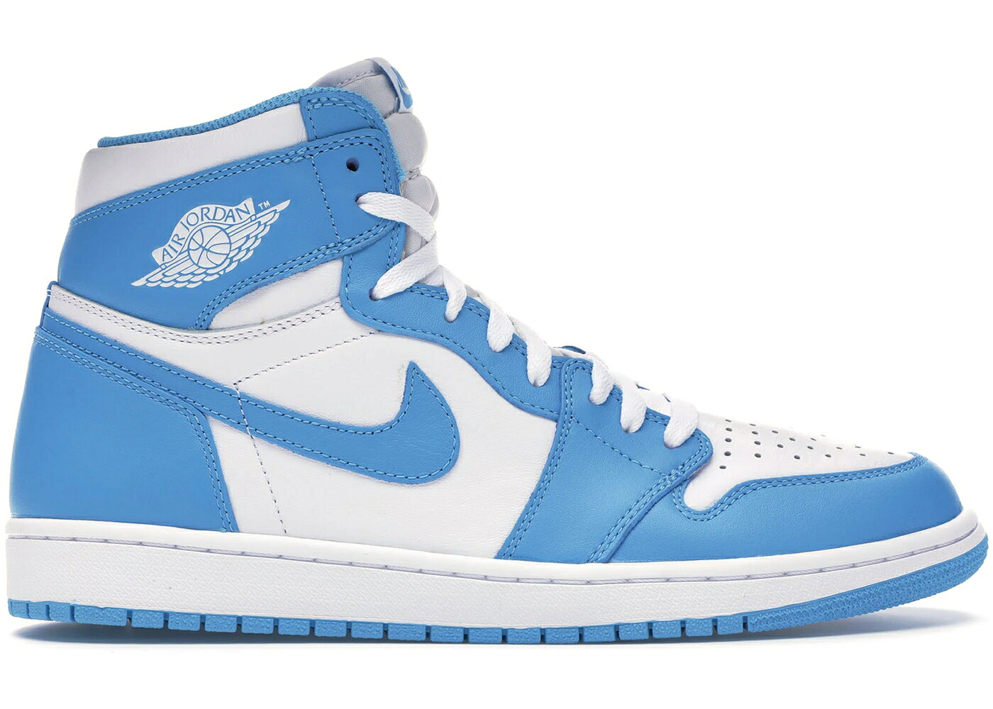ナイキ ジョーダン 御機嫌 白いこと 白いこと 青み 青色 スニーカー メンズ JORDAN 1 RETRO HIGH OG UNC / WHITE DARK POWDER BLUE