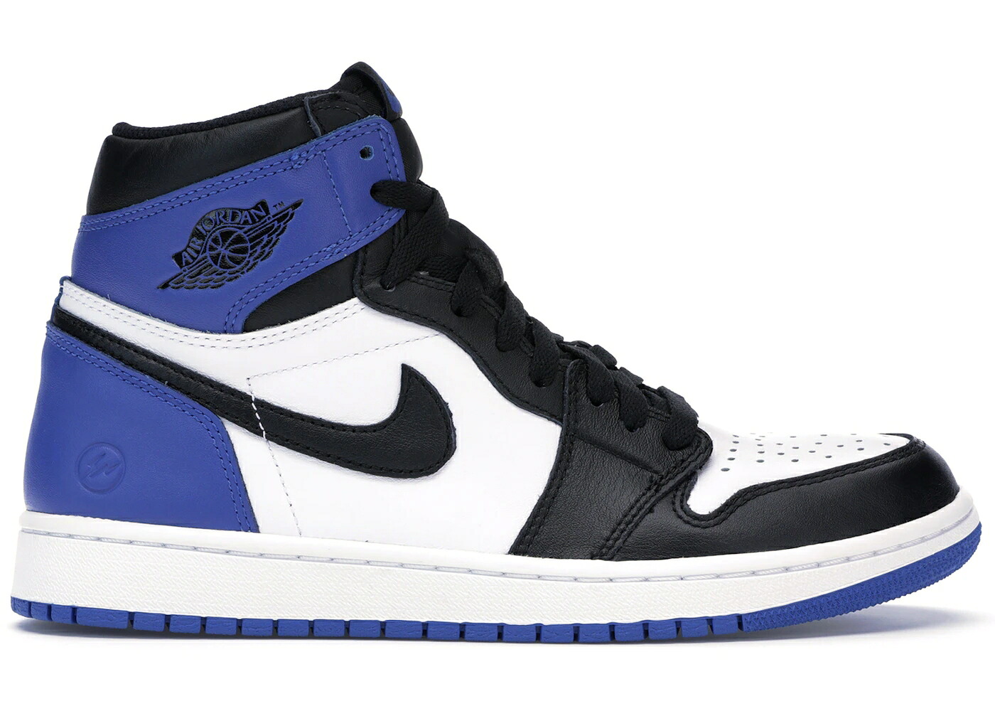 ナイキ ジョーダン ハイ 黒色 ブラック 青色 ブルー 白色 ホワイト スニーカー メンズ JORDAN 1 RETRO HIGH FRAGMENT / BLACK SPORT BLUE WHITE|スニケス
