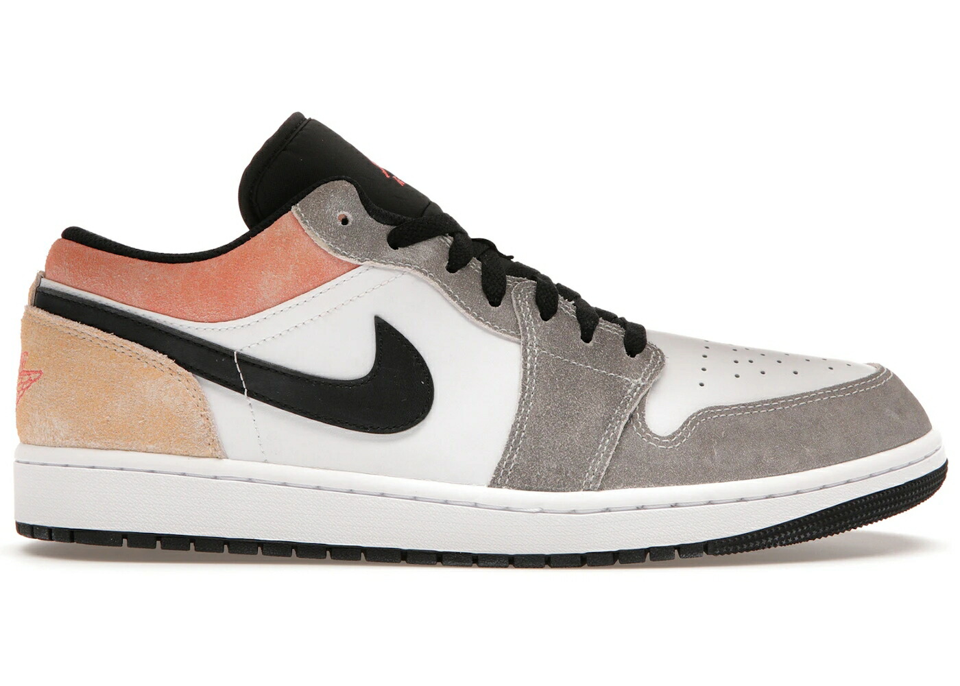 ナイキ ジョーダン フライト クラブ 黒色 ブラック マジック 白色 ホワイト スニーカー メンズ JORDAN 1 LOW SE FLIGHT CLUB / BLACK MAGIC EMBER SUNDIAL WHITE
