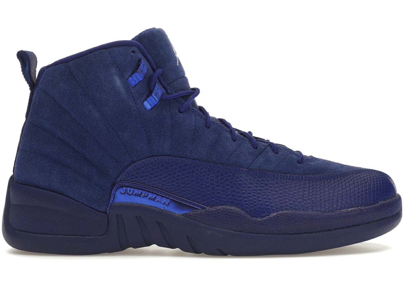 ナイキ ジョーダン ディープ 青色 ブルー 白色 ホワイト スニーカー メンズ JORDAN 12 RETRO DEEP ROYAL BLUE / DEEP ROYAL BLUE WHITE METALLIC｜スニケス