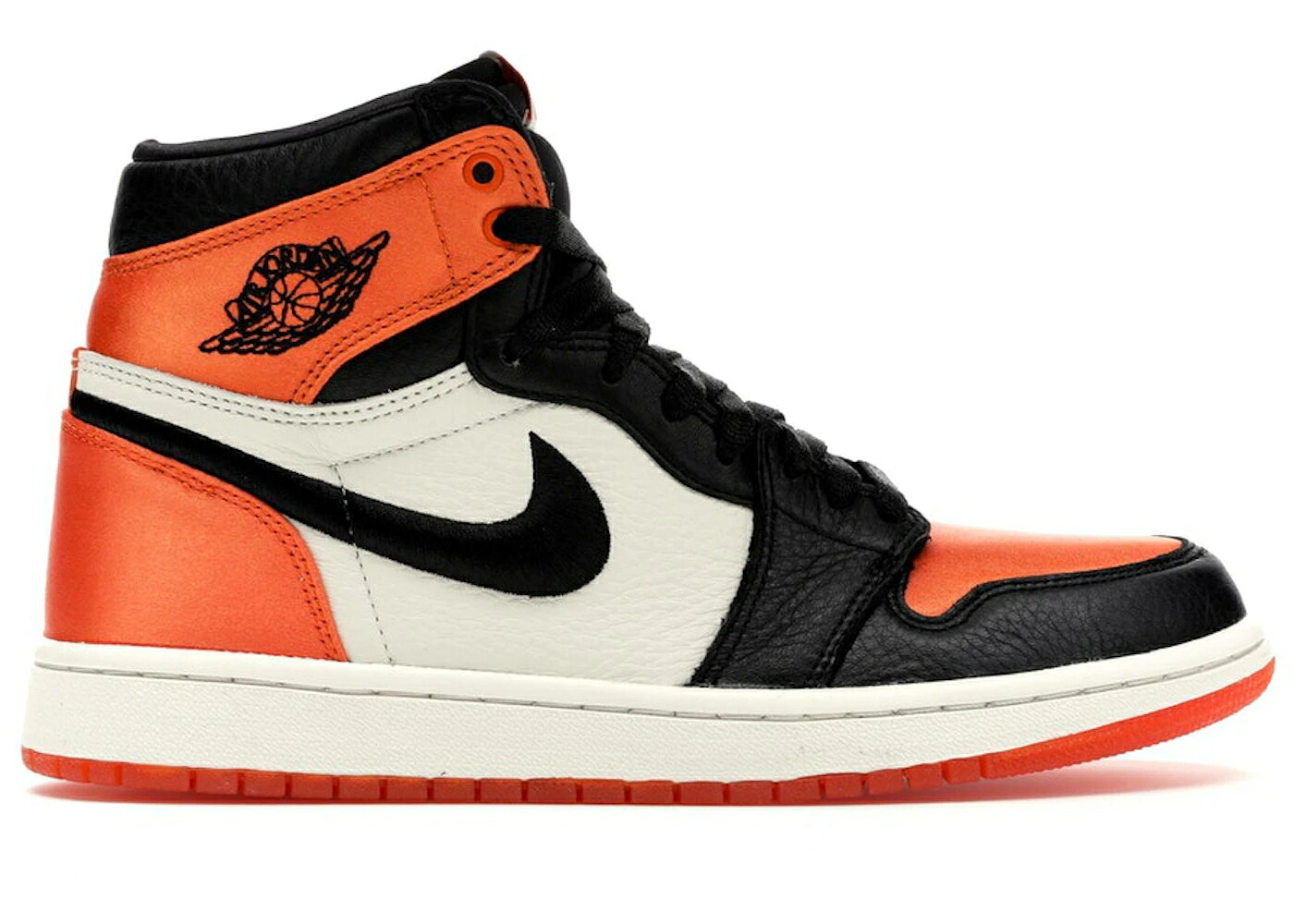 ナイキ ジョーダン ご機嫌 繻子 黒いこと 黒いこと WOMEN\u0027S スニーカー レディース JORDAN 1 RETRO HIGH OG SATIN SHATTERED BACKBOARD (WOMEN\u0027S) / BLACK BLACK STARFISH SAIL