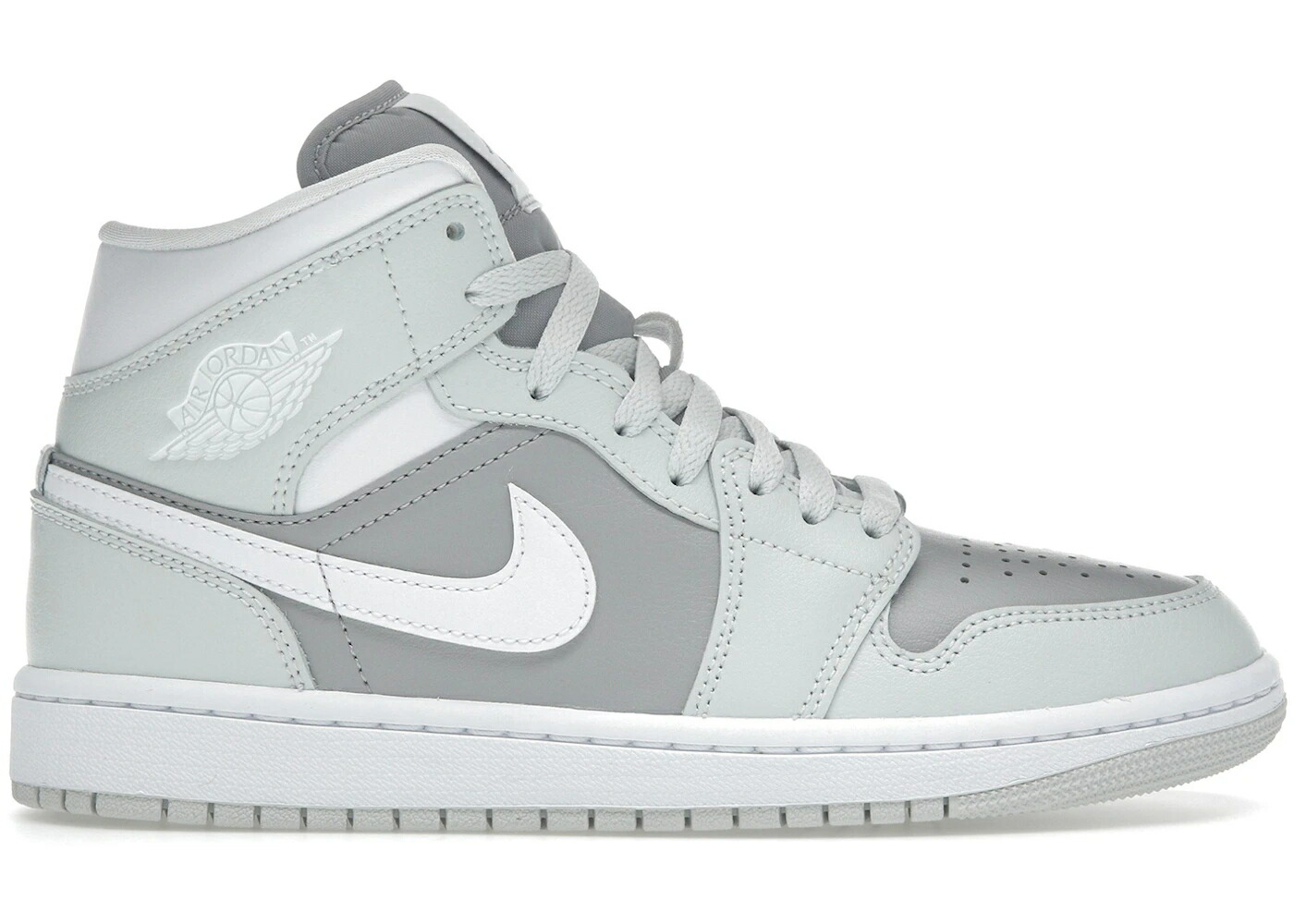 ナイキ ジョーダン ミッド 薄墨色 薄墨色 白いこと 白いこと WOMEN\u0027S スニーカー レディース JORDAN 1 MID PHOTON DUST ATMOSPHERE GREY (WOMEN\u0027S) / PHOTON DUST WHITE ATMOSPHERE