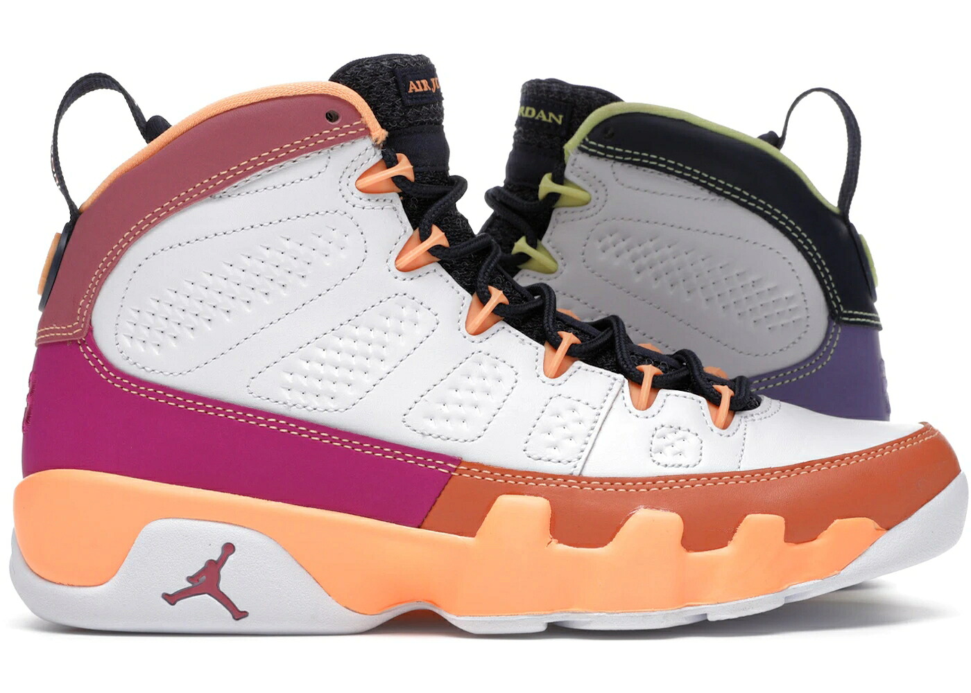 ナイキ ジョーダン 白いこと 白いこと WOMEN\u0027S スニーカー レディース JORDAN 9 RETRO CHANGE THE WORLD (WOMEN\u0027S) / WHITE MULTI COLOR WHITE